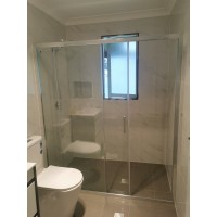 Semi-Frameless Sliding Door